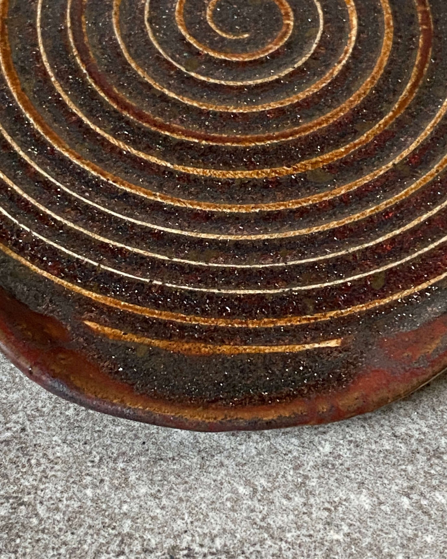 Grydeskeholder - Kobber spiral