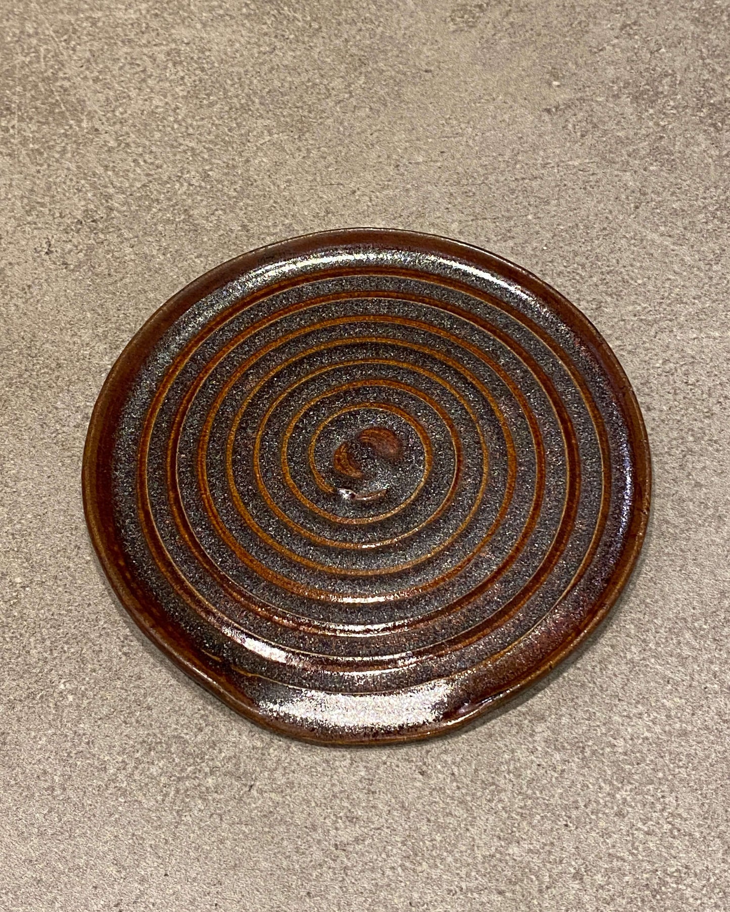 Grydeske-holder Kobber Spiral