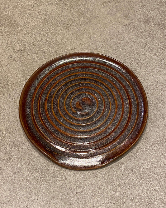 Grydeske-holder Kobber Spiral