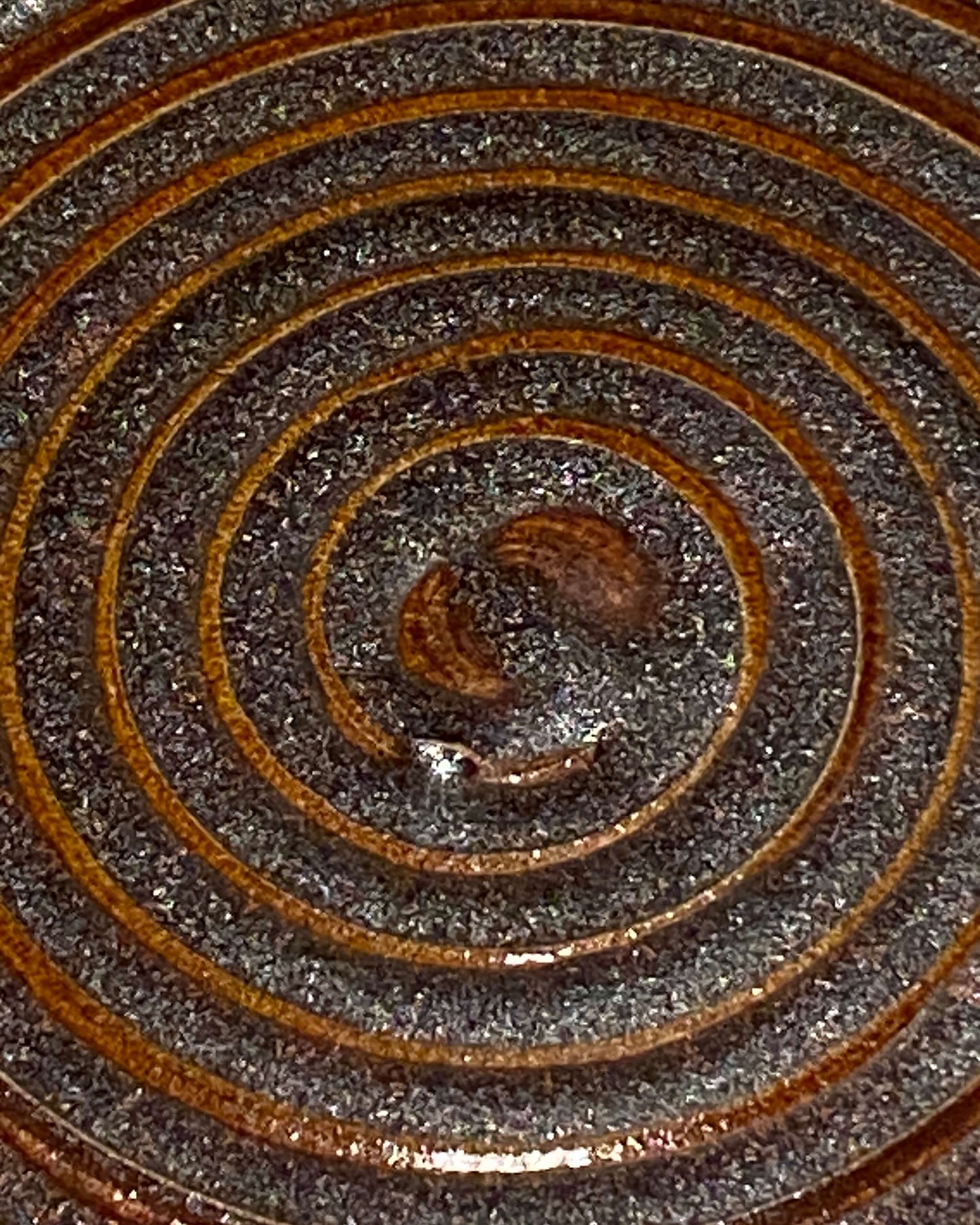 Grydeske-holder Kobber Spiral