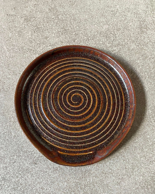 Grydeskeholder - Kobber spiral