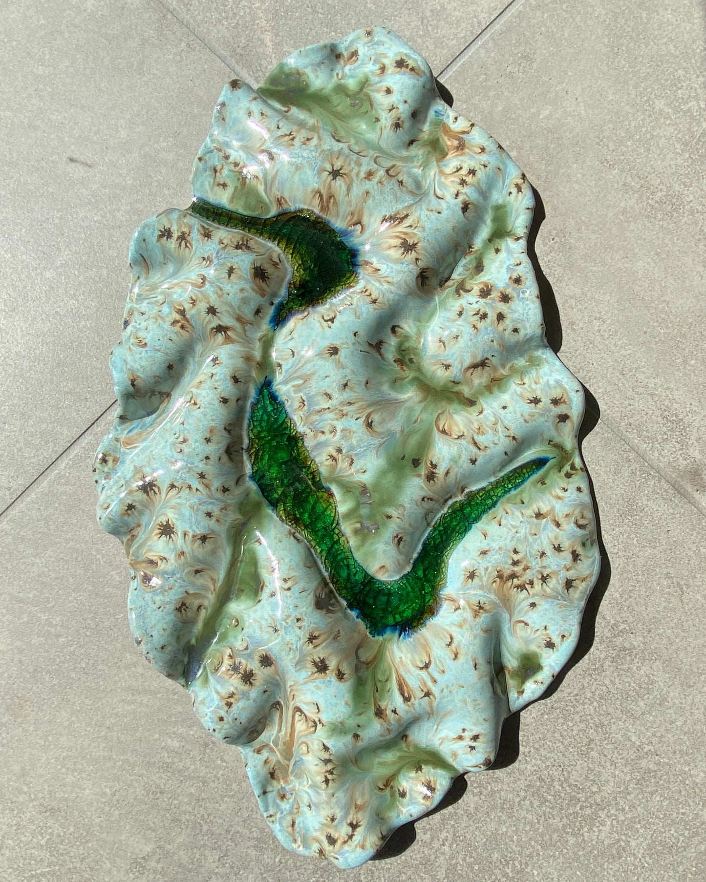 Vægkunst - Green Glass