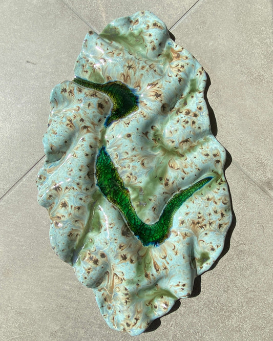 Vægkunst - Green Glass